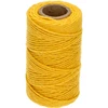 Bavlnený špagát žltý 2 mm/55 m/100 g ['bavlnený špagát', ' bavlnený povraz', ' špagát pre jemné rastliny', ' prírodný špagát', ' ekošpagát', ' špagát na makramé', ' špagát na viazanie', ' špagát na ručné práce', ' špagát na sťahovanie', ' žltý špagát', ' žltý povraz']