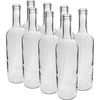 Biela fľaša na víno 0,75 L - balenie 8 ks - 2 