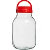 Dóza TO 3 L a viečko fi 100 s držadlom ['dóza', ' sklenená dóza', ' sklenený pohár', ' pohár s viečkom', ' pohár na kvasenie uhoriek', ' pohár na uhorky', ' pohár na likéry', ' dóza na likéry', ' pohár s držadlom', ' viečko s držadlom']
