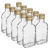 Fľaša na likéry ploskačka so skrutkovacím uzáverom 200 ml 10 ks - 4 