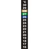 Kvapalinový kryštálový teplomer (+16°C do +30°C) 13cm ['potravinový teplomer', ' kuchynský teplomer', ' kulinársky teplomer', ' samolepiaci teplomer', ' teplomer na fermentáciu', ' akvarijný teplomer', ' kvapalinový kryštálový teplomer', ' samolepiace teplomery', ' vinárske teplomery', ' pivovarské teplomery']