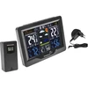 Meteorologická stanica RCC, DCF – elektronická, podsvietená, bezdrôtová, senzor, čierna - 3 