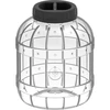 Nerozbitný, viacúčelový pohár s čiernym viečkom, 5L ['poháre na zaváraniny', ' pohár', ' pohár na uhorky', ' na likéry', ' pohár 5l', ' pohár s certifikátom', ' nerozbitný pohár', ' univerzálny pohár', ' viacúčelový pohár', ' pohár na zaváraniny', ' plastový pohár', ' ľahký pohár']