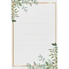 Samolepiace etikety 60 x 90 mm na fľaše, poháre, darčeky s kvetinovým vzorom - 20 ks. - 13 