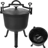 Smaltovaný kotlík, 10 l, liatinový - 2 