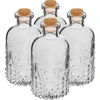 Súprava fľaštičiek s korkami, 240 ml - 4 ks - 5 