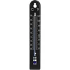 Univerzálny teplomer (-30 do +50°C), 17 cm, čierny ['teplomer', ' univerzálny teplomer', ' teplomer z plastu', ' teplomer čitateľná stupnica', ' teplomer s dvojitou stupnicou v °C a °F', ' teplomer do miestností s vysokou vlhkosťou', ' vonkajší teplomer do -30°C', ' teplomer odolný voči vlhkosti', ' teplomer v čiernej farbe', ' pevný teplomer']