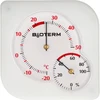 Vnútorný bimetalický teplomer s vlhkomerom (-20 do +50°C), biely - 6 