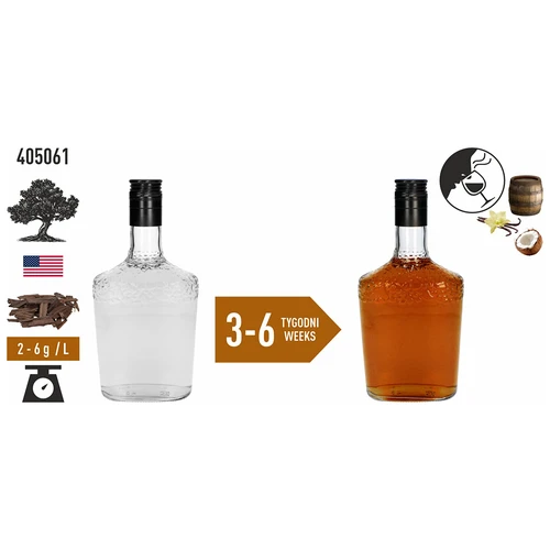 Americké dubové vločky silne opekané, 50 g - 6