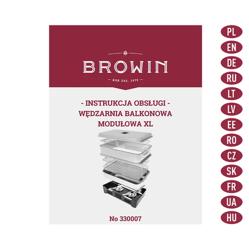 Balkónová udiareň s nastaviteľným objemom - 8