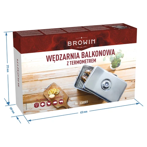 Balkónová udiareň s teplomerom - 6