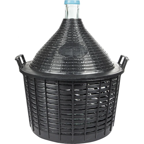 Balón na víno 25 L v plastovom koši