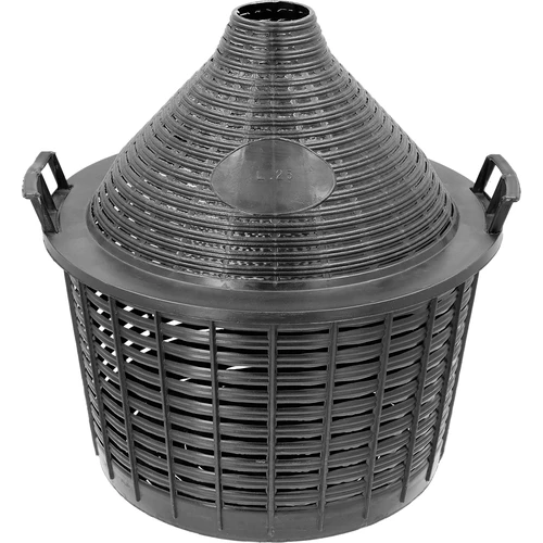 Balón na víno 25 L v plastovom koši - 3