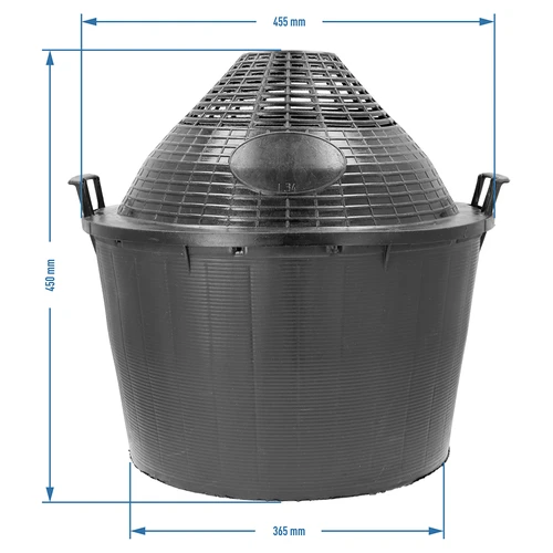 Balón na víno 34 L v plastovom koši - 6