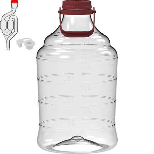 Balón na víno ľahký, nerozbitný, s držadlom, 25 L - 2