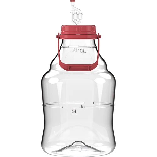 Balón na víno ľahký, nerozbitný, s držiakom, 10 L