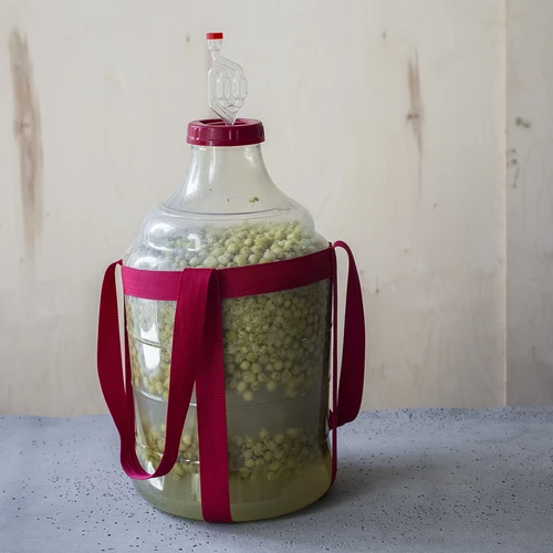 Balón na víno ľahký, nerozbitný, s popruhmi, 20 L - 13