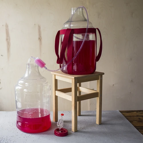 Balón na víno ľahký, nerozbitný, s popruhmi, 20 L - 20