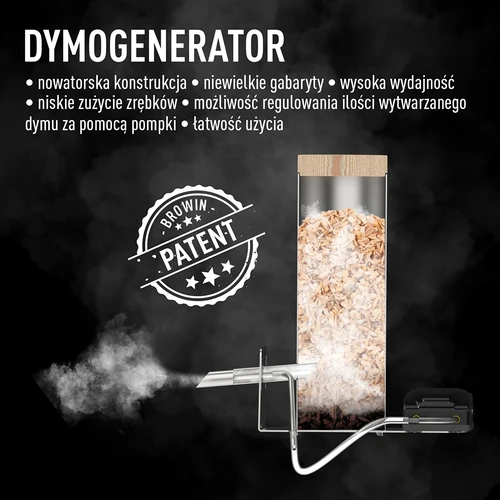 Bezrámová udiareň dragON PLYWOOD NATURE s Wi‑Fi ovládačom, 200 l - 12