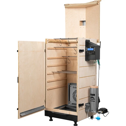 Bezrámová udiareň dragON PLYWOOD NATURE s Wi‑Fi ovládačom, 200 l - 3