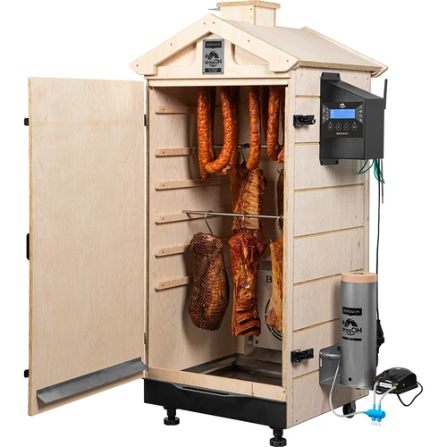 Bezrámová udiareň dragON PLYWOOD NATURE s Wi‑Fi ovládačom, 200 l - 4