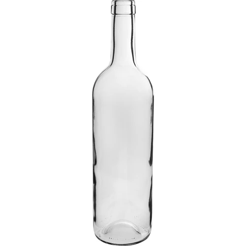 Biela fľaša na víno 0,75 L - balenie 8 ks - 2