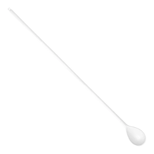 Biela plastová lyžica 70 cm