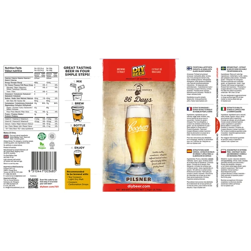 Brewkit Coopers 86 dní Pilsner - 5