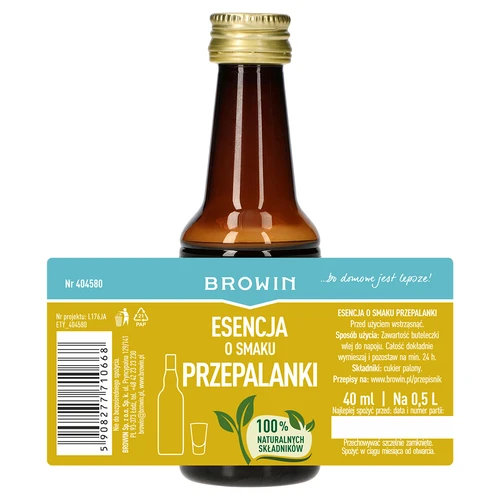 Chuťová esencia - prepálenka na 0,5 L - 40 ml - 5