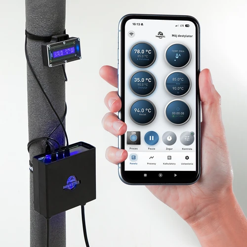 Destilačná sada hawkSTILL „Studené prsty” 60 l + systém Wi‑Fi IQ s LCD displejom - 3