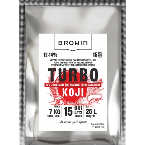 Destilačné kvasnice Turbo Koji, 50 g (bez rmutovania!)