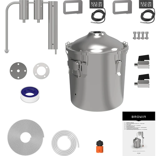 Destilátor hawkSTILL 1.0 CONVEX 30 l – 2 suchoparníky - 3