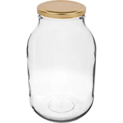 Dóza 3 L - 1 ks, zlaté viečko (fi 100)