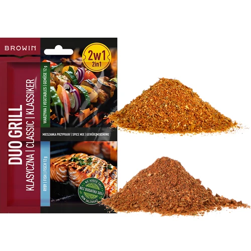 Duo Grill Klasická na ryby a zeleninu - zmes korenín 2 v 1, 2 x 12 g - 3