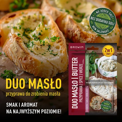 Duo Maslo - cesnakové a bylinkové korenie 2 v 1, 2 x 12g - 5