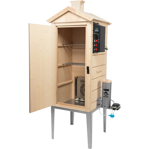 Elektrická udiareň dragON PLYWOOD NATURE 100E s vykurovacím modulom a digitálnym regulátorom - 3