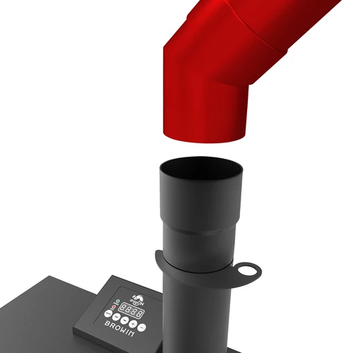 Elektrická udiareň – dragON s generátorom dymu, digitálna 65 L - 34