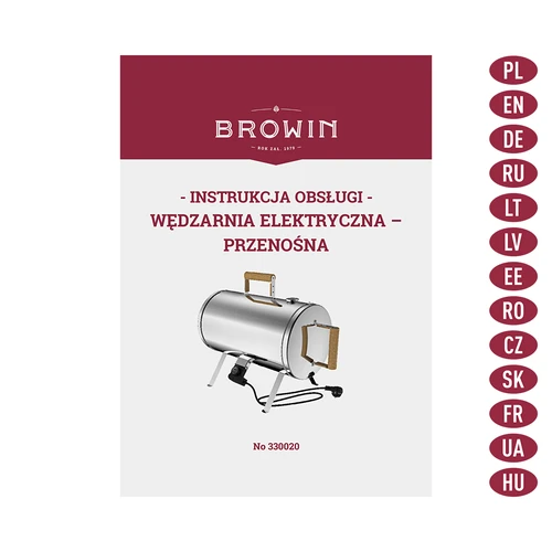 Elektrická udiareň - prenosná - 9