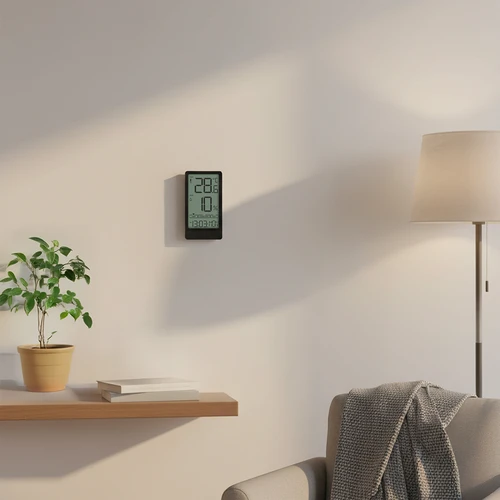 Elektronický izbový teplomer Soens, čierny - 9