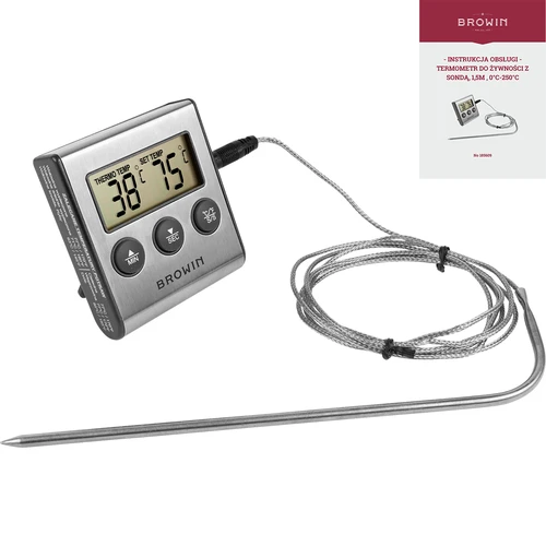 Elektronický kuchynský teplomer so sondou (0°C do 250°C) - 4