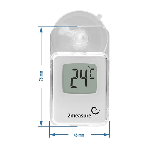 Elektronický teplomer s prísavkou (-20 °C až +50 °C) - 3