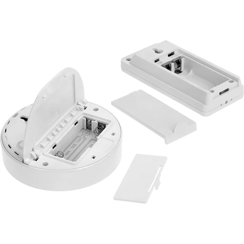 Elektronický teplomer značky Soens – s vonkajším snímačom, okrúhly biely - 4