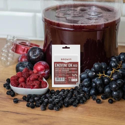Enovini® OK RED - vinárske kvasnice znižujúce kyslosť 7 g - 5