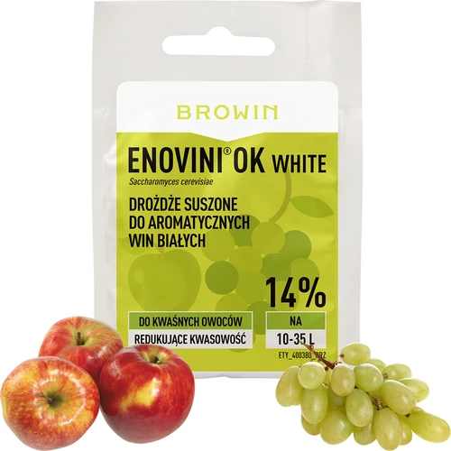 Enovini® OK WHITE - vínne kvasnice znižujúce kyslosť 7 g - 4