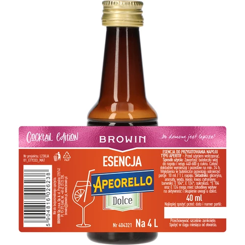 Esencia Apeorello Dolce na 4 l, 40 ml - 4