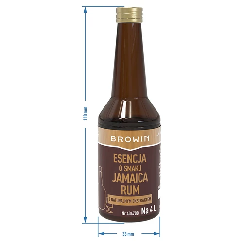 Esencia Gold s príchuťou Jamaica Rum na 4 L, 40 ml - 7