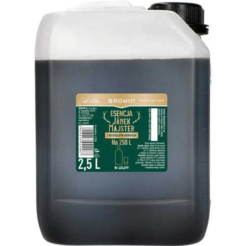 Esencia Jänek Majster, 2,5 L na 250 L hotového nápoja