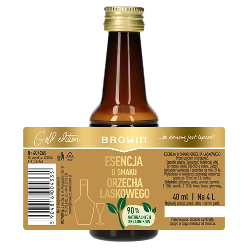 Esencia s chuťou lieskového orecha na 4 l – 40 ml - 7
