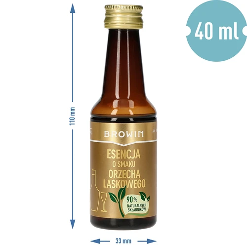 Esencia s chuťou lieskového orecha na 4 l – 40 ml - 8