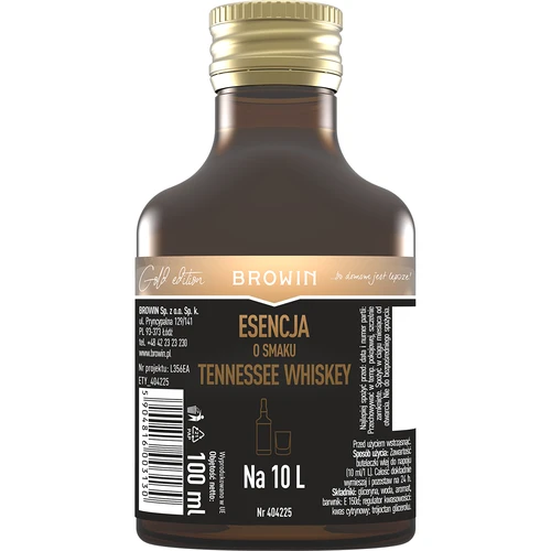 Esencia s príchuťou Tennessee whiskey na 10 l – 100 ml